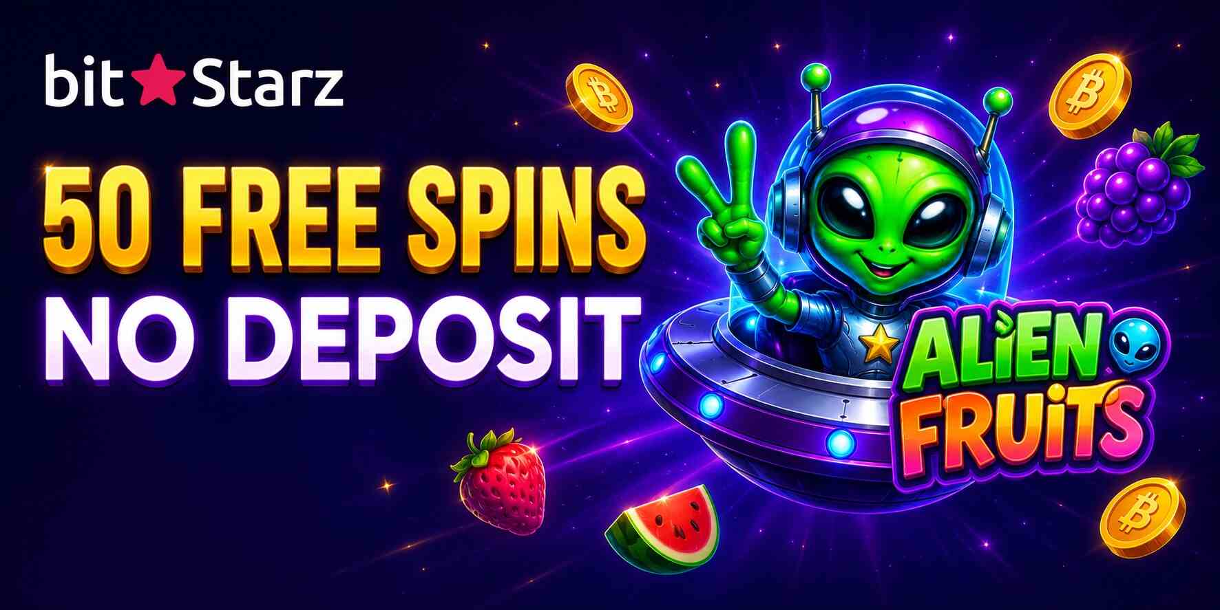 BitStarz no deposit bonus met 50 no-deposit spins voor populaire gokkasten en online casino aanbiedingen zonder storting